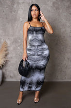 Zaria Maxi Dress - Black/ White
