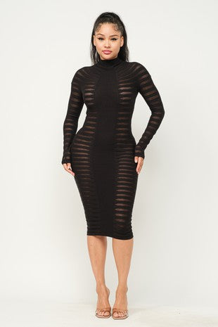 Stacey Sweater Dress - Black