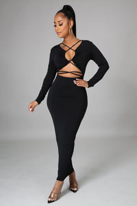 Debra Ribbed Dress