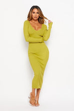 Kelsy Sweater Dress - Pistachio