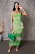Zaria Maxi Dress - Green/Stone