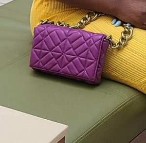 Cece Quilted Handbag - Purple