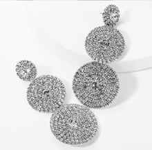 3-Tier Radiance Circle Earrings