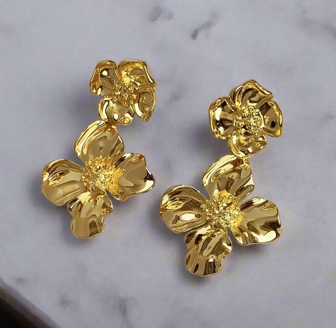 Spring Fling Earrings - Gold