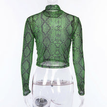 Venom Glow Sheer Top