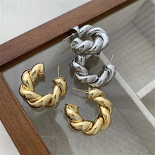 Kelly Twisted Hoops Gold