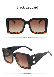 Malibu Babe Sunglasses- Blk Leopard