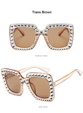 Made You Look Sunglasses- Transparent Brown