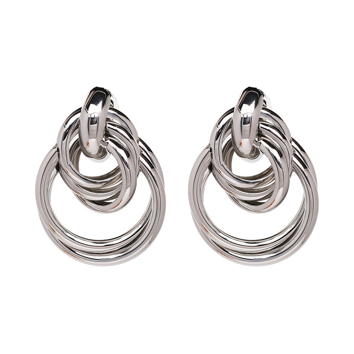 Iconic Twist Earrings - Silver